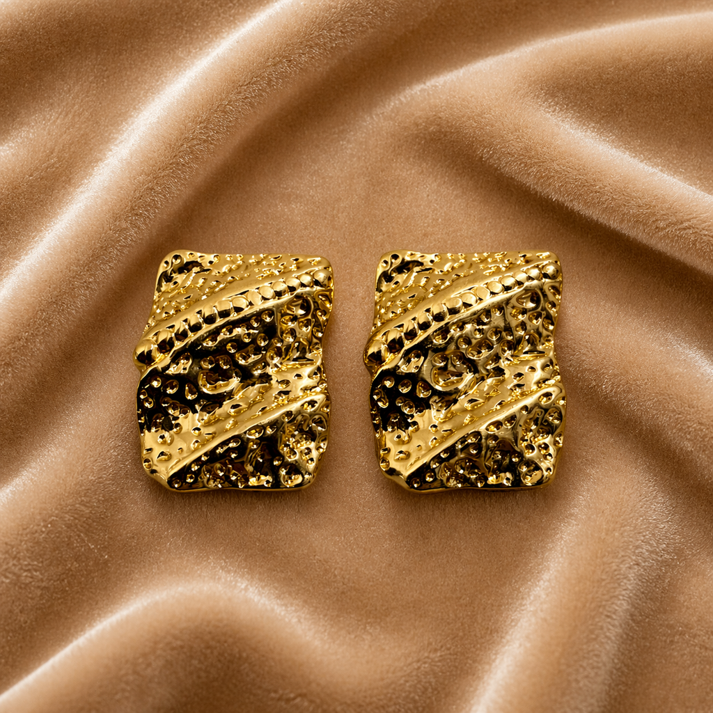 Abstract sculpted design on velvet