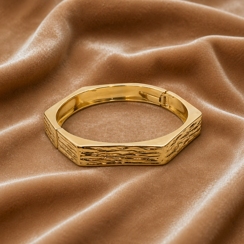 Bangle bracelet on velvet
