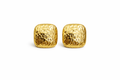 Textured Gold Statement Studs