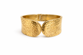 Textured Gold Statement Cuff