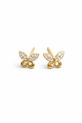 Butterfly stud earrings 