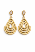 Gold drop earrings
