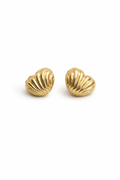Subtle gold stud earrings