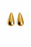 gold teardrop earrings