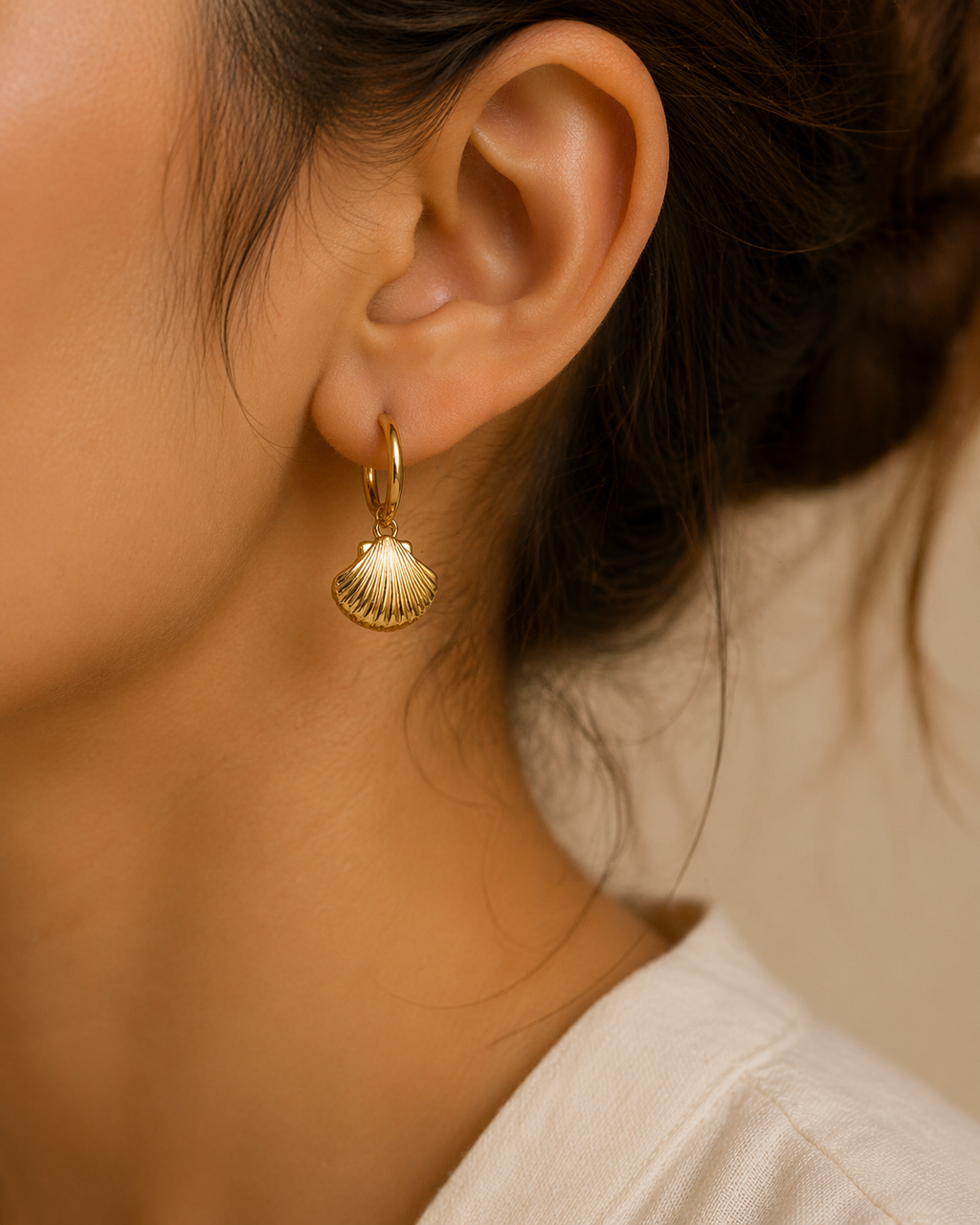 sea shell earrings trial